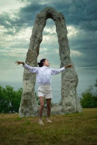 Misheel Ganbold • Danser la sculpture • Le fils d'Adrien danse au Domaine Forget de Charlevoix • © Richard Tardif